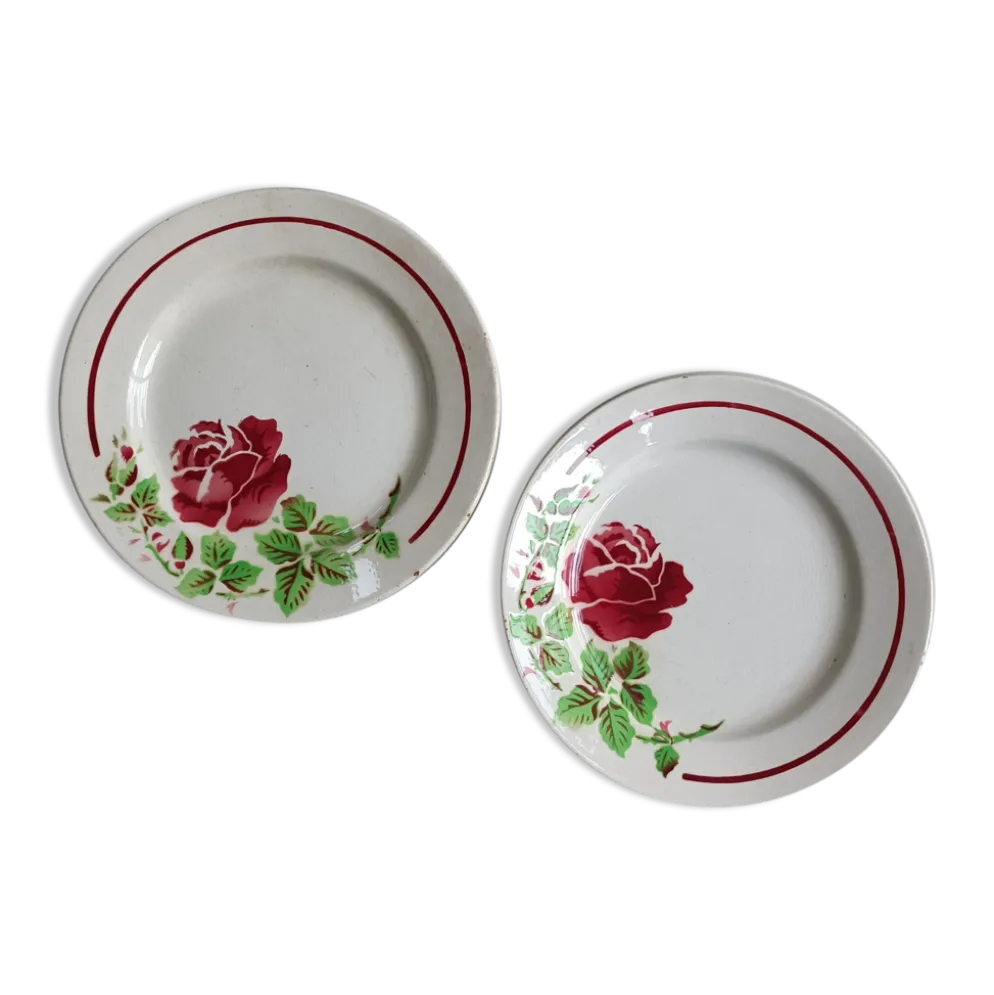 2 assiettes de Lunéville
