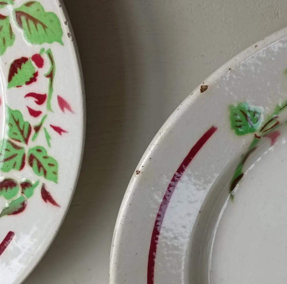 2 assiettes de Lunéville