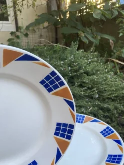 Assiettes de service Badonviller Congo