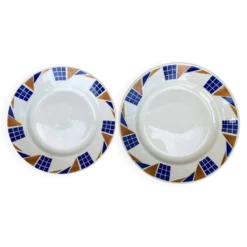 Assiettes de service Badonviller Congo