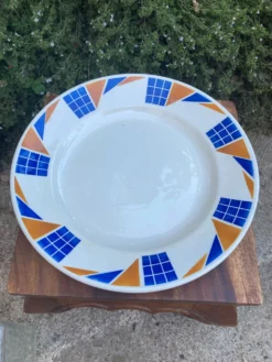 Assiettes de service Badonviller Congo