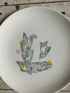 6 assiettes à dessert