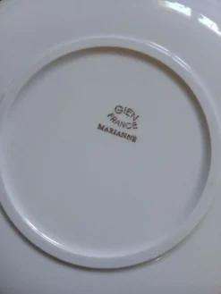 10 assiettes à dessert anciennes Gien