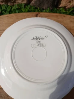 10 assiettes à dessert anciennes dépareillées