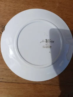 10 assiettes à dessert anciennes dépareillées