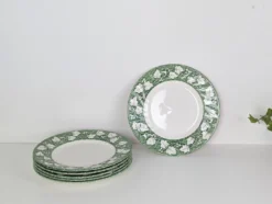 6 assiettes à dessert anglaises Churchill