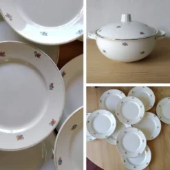 10 Assiettes à dessert Badonviller