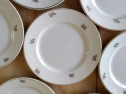 10 Assiettes à dessert Badonviller