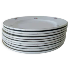 10 Assiettes à dessert Badonviller