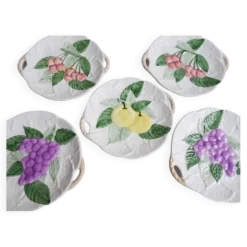 Assiettes à dessert Barbortine