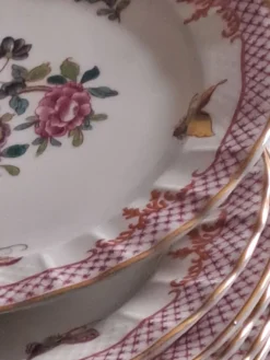 Assiettes à dessert Bernardeaud Limoges _Compagnie des Indes
