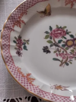 Assiettes à dessert Bernardeaud Limoges _Compagnie des Indes