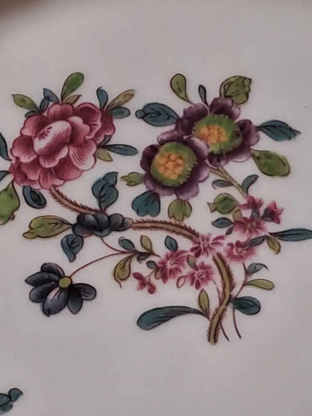 Assiettes à dessert Bernardeaud Limoges _Compagnie des Indes