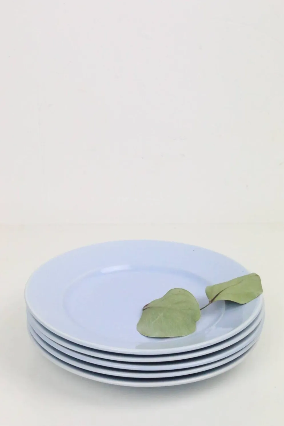 5 assiettes à dessert bleue layette, Luxembourg