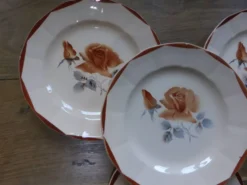 4 assiettes dessert de Digoin Sarreguemines 200892