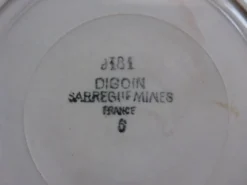 4 assiettes dessert de Digoin Sarreguemines 200892