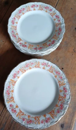 Assiettes à dessert Digoin ×10