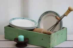 6 assiettes à dessert en céramique