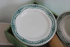 6 assiettes à dessert en céramique