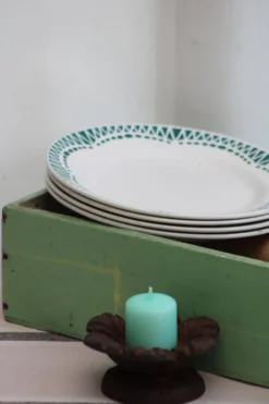 6 assiettes à dessert en céramique