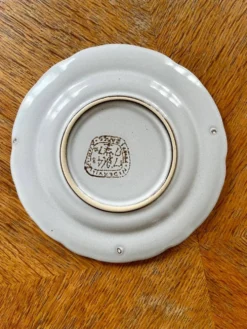 12 assiettes à dessert en faïence - Niderviller