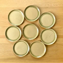8 assiettes à dessert en grès