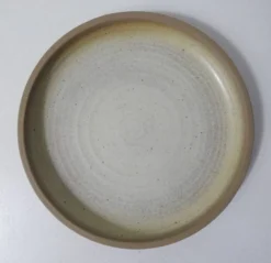 6 assiettes à dessert en grès vintage