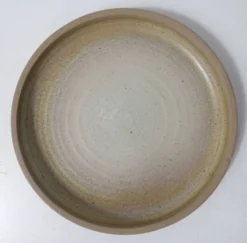 6 assiettes à dessert en grès vintage
