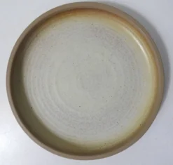 6 assiettes à dessert en grès vintage