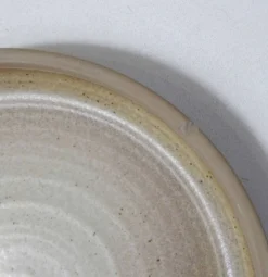 6 assiettes à dessert en grès vintage