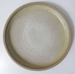 6 assiettes à dessert en grès vintage