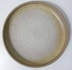 6 assiettes à dessert en grès vintage