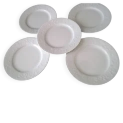 5 Assiettes à dessert en Porcelaine de Limoges