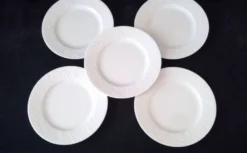 5 Assiettes à dessert en Porcelaine de Limoges