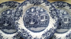 6 Assiettes à dessert en porcelaine Anglaise Johnson Bros