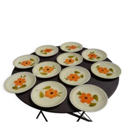 11 assiettes à dessert 