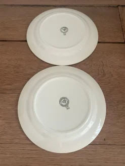 6 assiettes à dessert italiennes Pagmossin en céramique