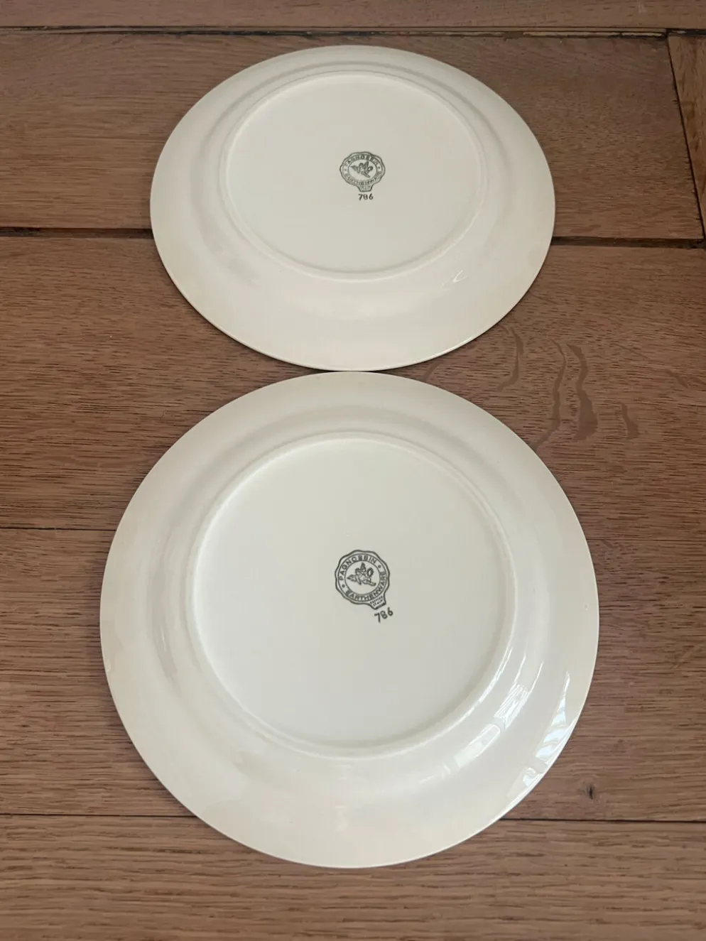 6 assiettes à dessert italiennes Pagmossin en céramique