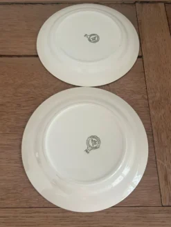 6 assiettes à dessert italiennes Pagmossin en céramique
