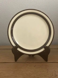 6 assiettes à dessert italiennes Pagmossin en céramique