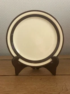 6 assiettes à dessert italiennes Pagmossin en céramique