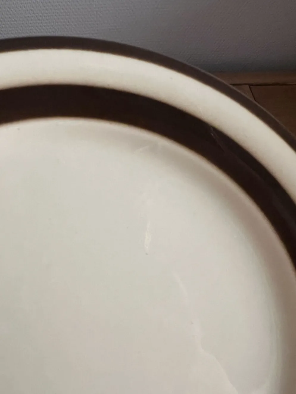 6 assiettes à dessert italiennes Pagmossin en céramique