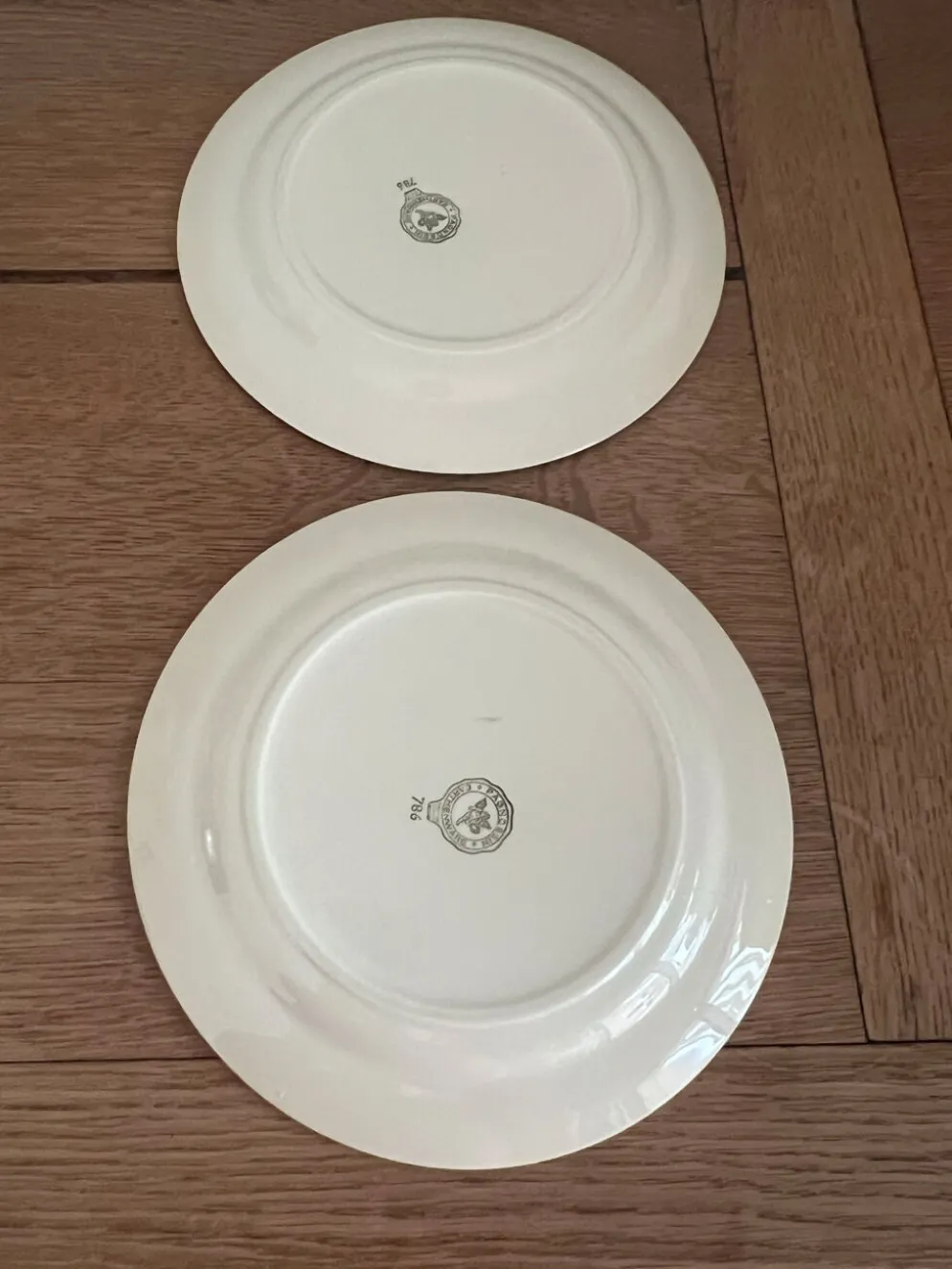 6 assiettes à dessert italiennes Pagmossin en céramique