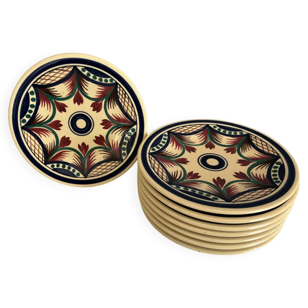 8 assiettes à dessert Keraluc
