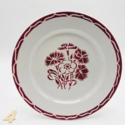 6 Assiettes à dessert KG Lunéville. Modèle « Annecy »