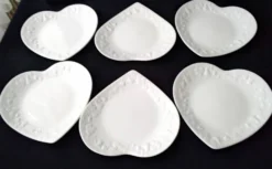 6 Assiettes à dessert Limoges Ph. Deshoulières Modèle California
