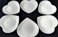 6 Assiettes à dessert Limoges Ph. Deshoulières Modèle California
