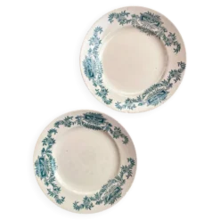 2 assiettes à dessert Longchamp