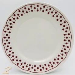 6 Assiettes à dessert “ Nuova Fontebasso”, Italie.