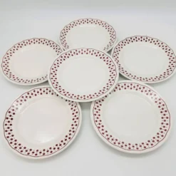 6 Assiettes à dessert “ Nuova Fontebasso”, Italie.